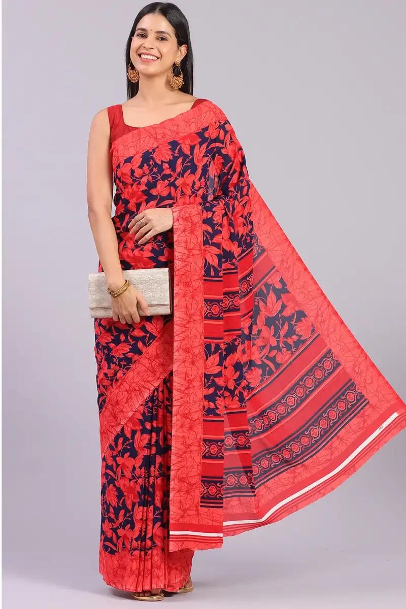 Georgette Printed Saree for Women - product media
