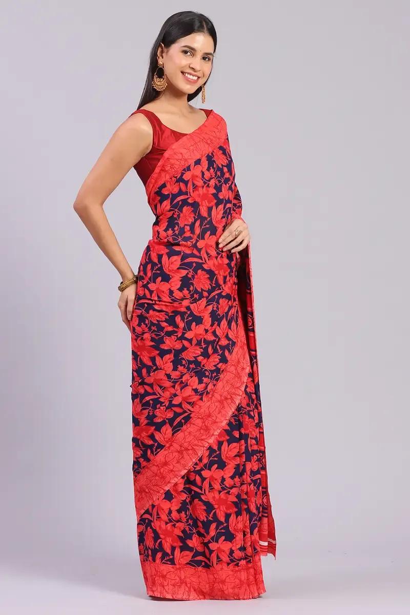 Georgette Printed Saree for Women - product media